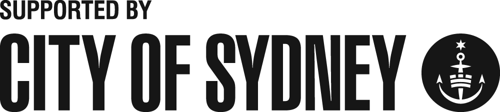 Logo Supported by City of Sydney